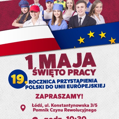 Święto Pracy i 9. rocznica członkostwa Polski w Unii Europejskiej 